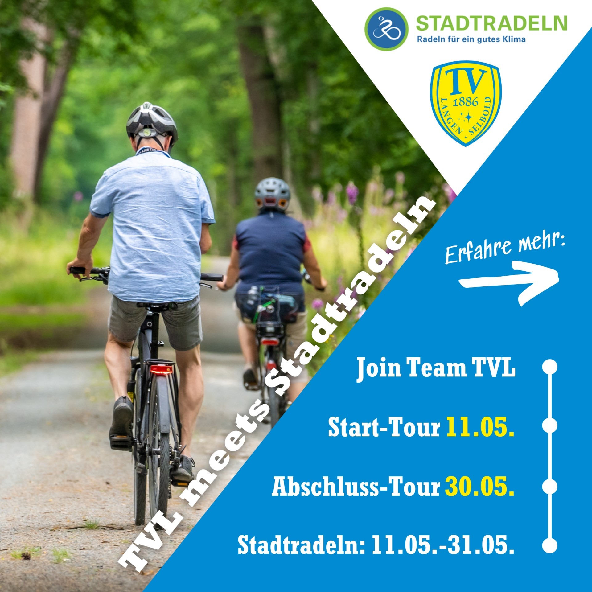TVL meets Stadtradeln - Radtour zum Stadtradelnauftakt