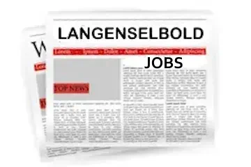 Dekorative Bild einer Zeitung mit der Überschrift Langenselbold und Jobs