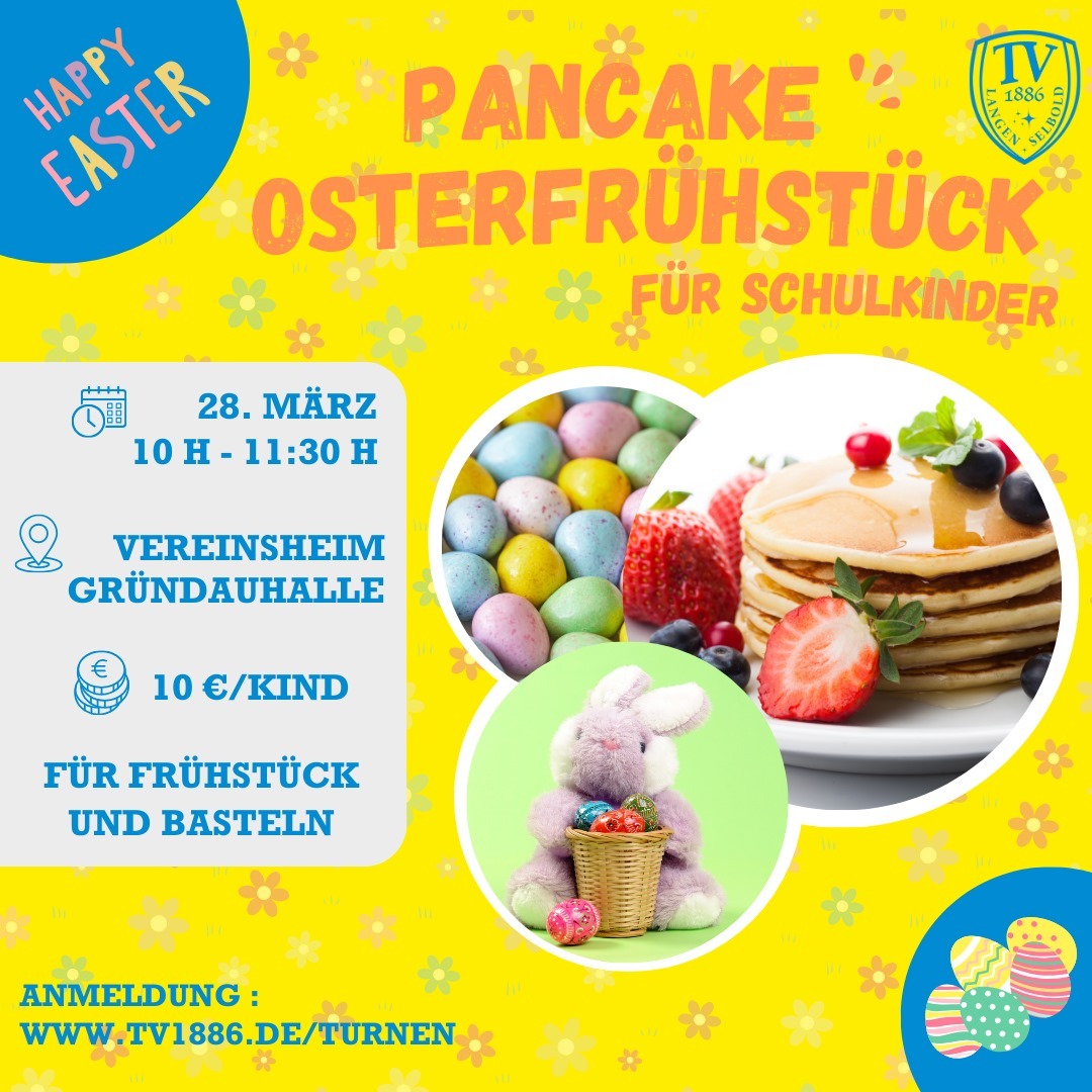 Pancake Osterfrühstück für Schulkinder