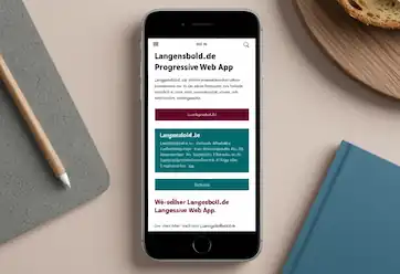 Langenselbold.de als Progressive Web App